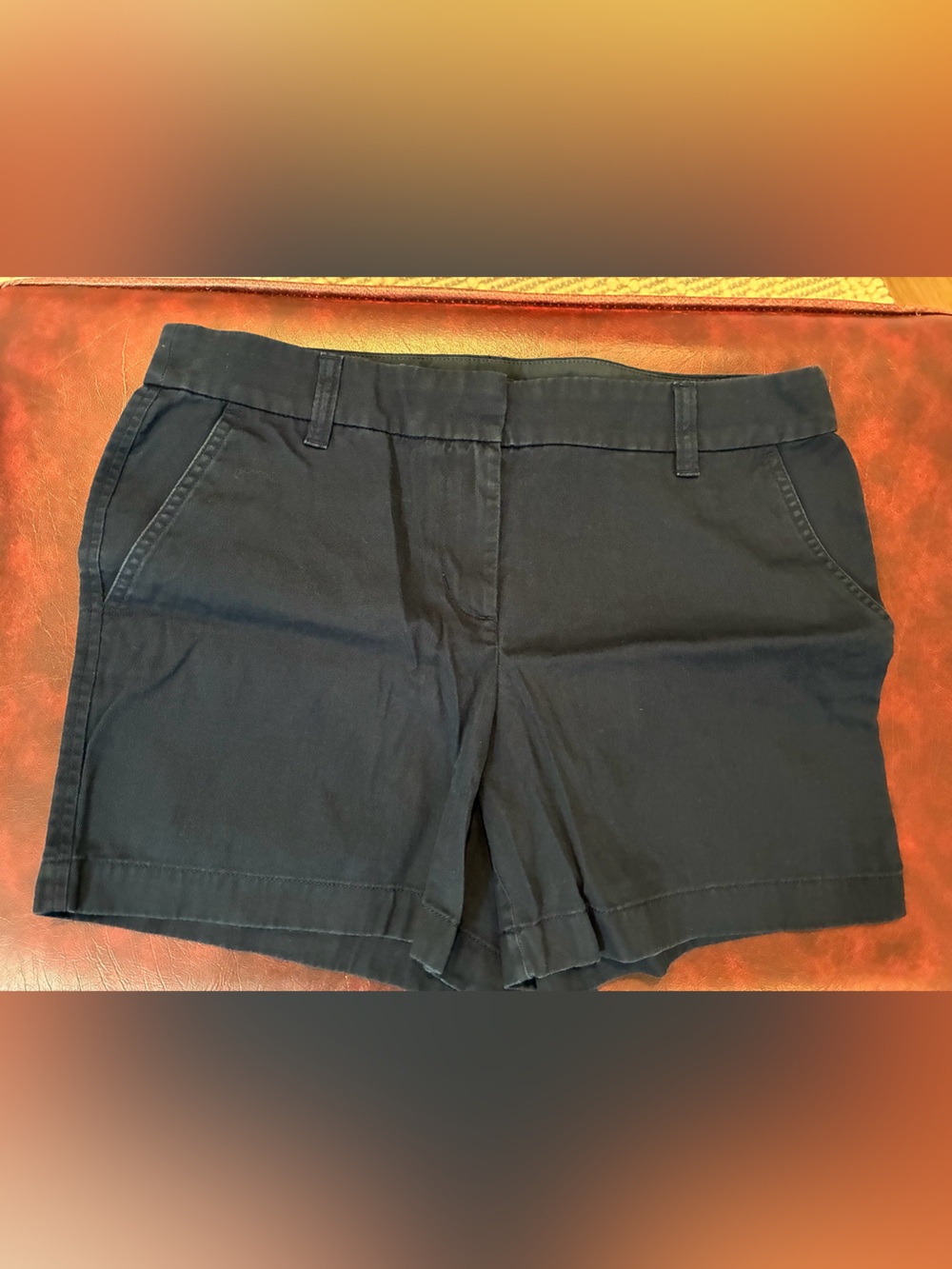 JCrew Factory 5 inch cotton short navy blue size 8